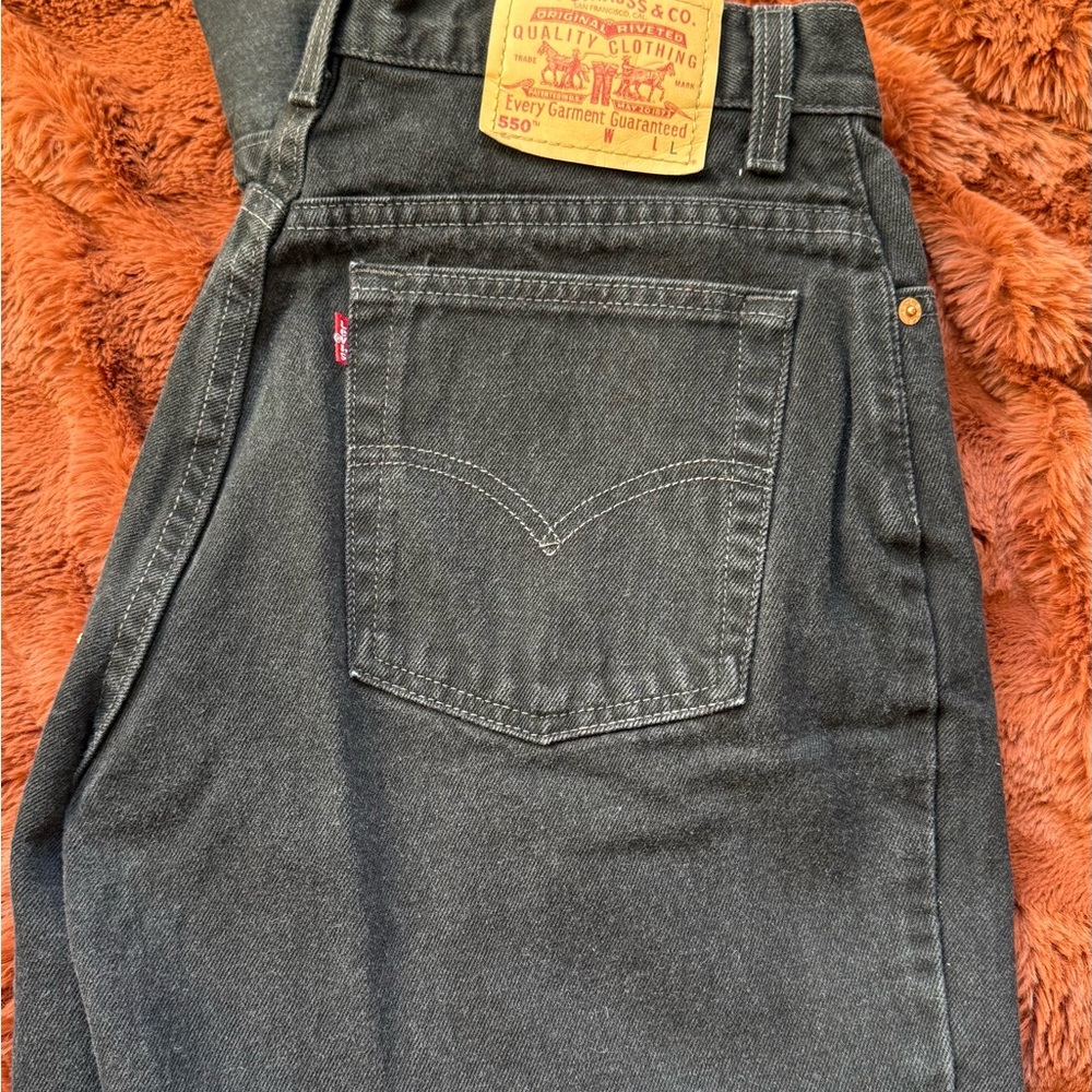 Levi's women’s Dark Gray Straight Jeans